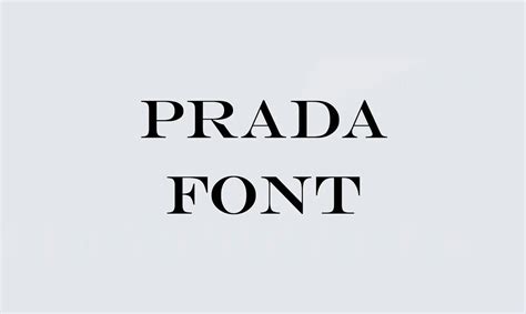 prada font type|prada font free download.